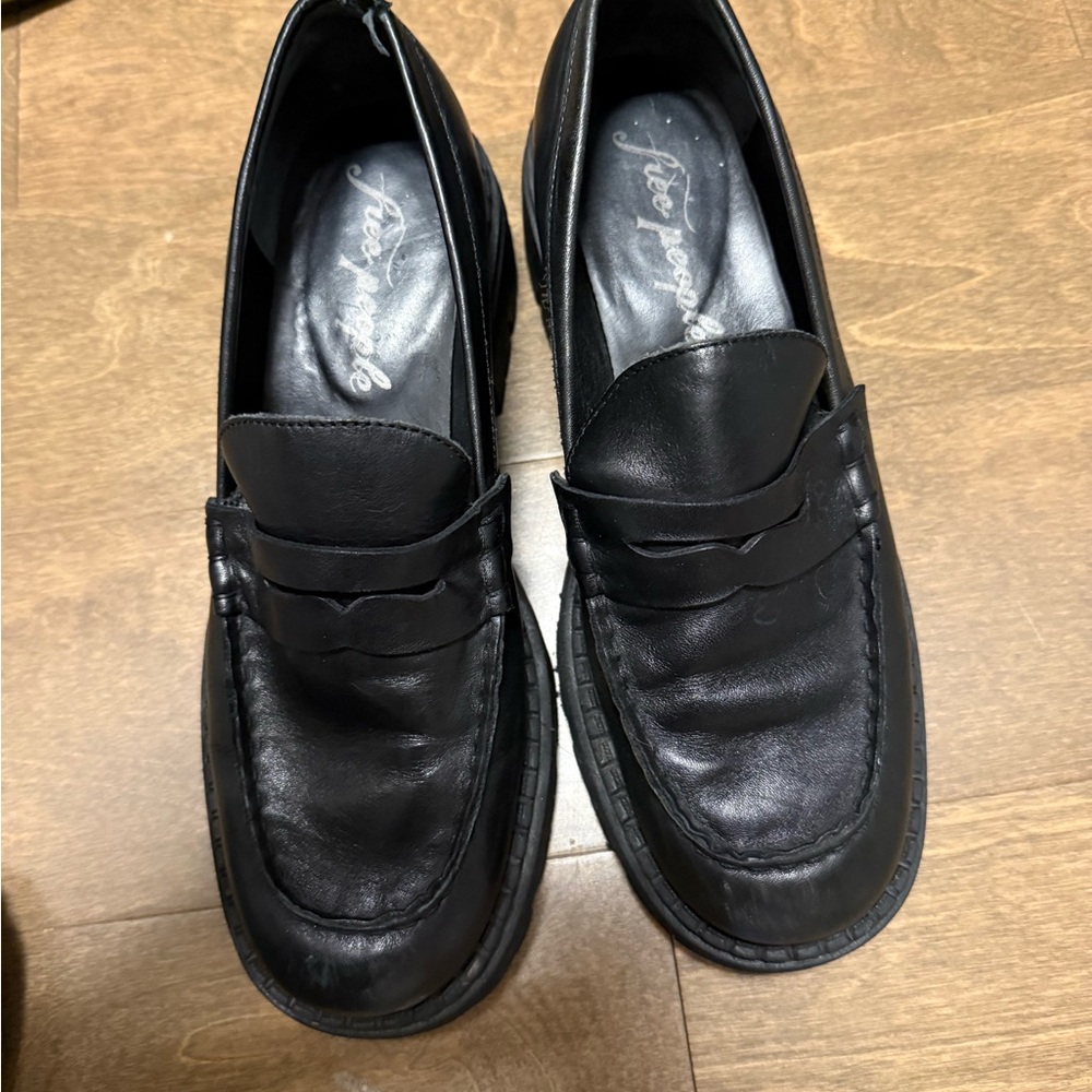 Free people Lyra lug Loafers